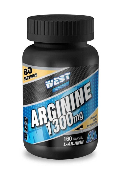 L-Arginine 1300 - 160 Capsules - 2