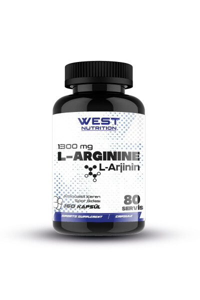 L-Arginine 1300 - 160 Capsules - 3