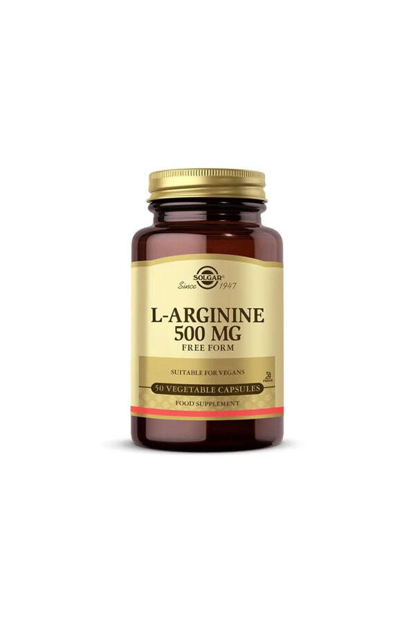 L-Arginine 500 mg 50 Capsules + Facial Cleanser 100ml Gift - 1