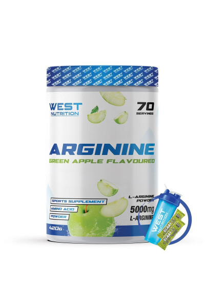 L Arginine (Arginine) 420 Gr Green Apple Flavored - 1