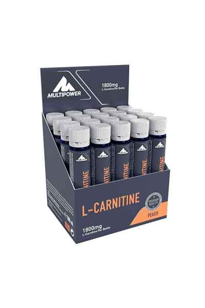 L-carnitine Liquid Forte 1800 mg 20 Ampoules Peach Flavored - 2