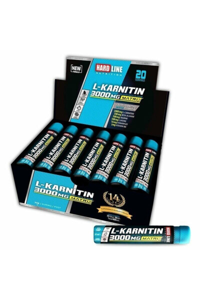 L-Carnitine Matrix 3000 Mg 20 Ampoules - Lemon Flavored - 19