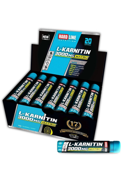 L-Karnitin Matrix 3000 Mg 20 Ampul - Limon Aromalı - 6