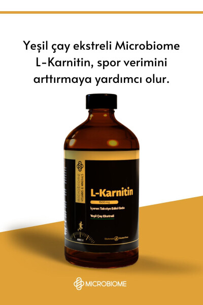 L-Karnitin Sıvı 1500 Mg 480 Ml - Yeşil Çay Ekstreli - 10