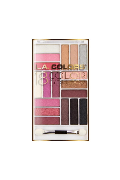 La Colors 18 Color Eyeshadow Palette - Diva Glam - 1