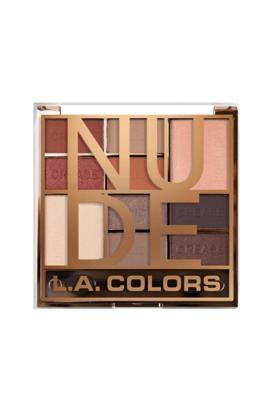 La Colors Color Block Eyeshadow Palette - Nude - 1