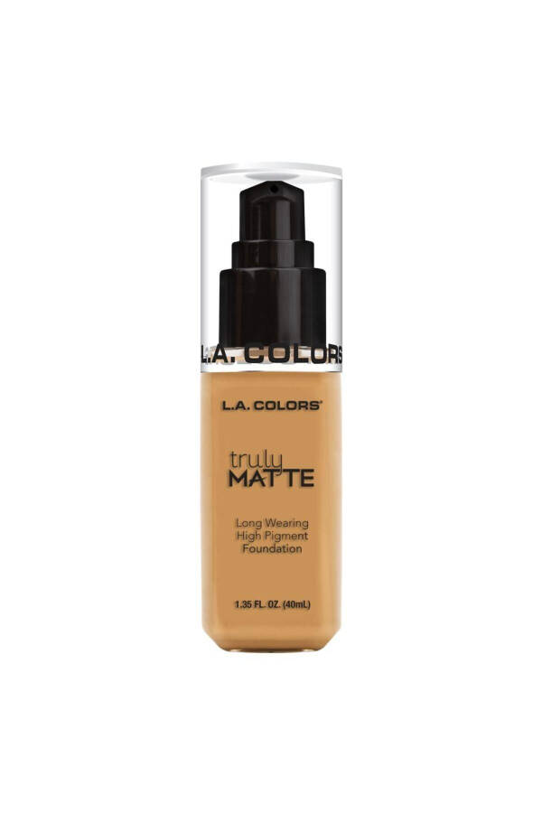 La Colors Truly Matte Foundation - Golden Beige 40ml - 1