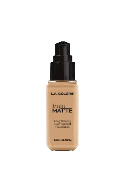 La Colors Truly Matte Foundation - Natural 40ml - 3