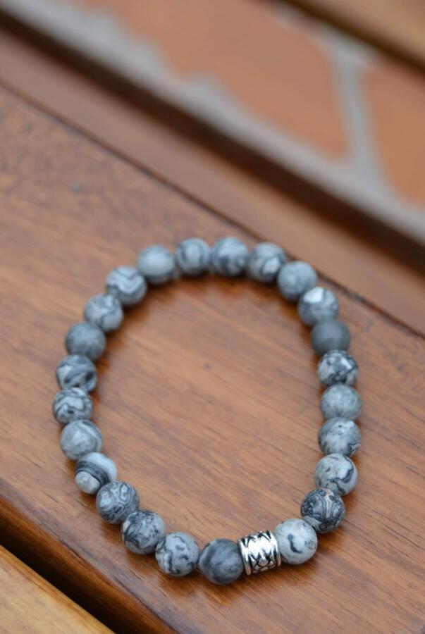 Labradorite Natural Stone Unisex Bracelet - 1