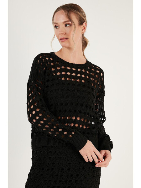 Lace Knit Sweater 6071533 - 5