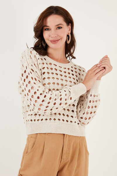 Lace Knitted Sweater 6071533 - 7