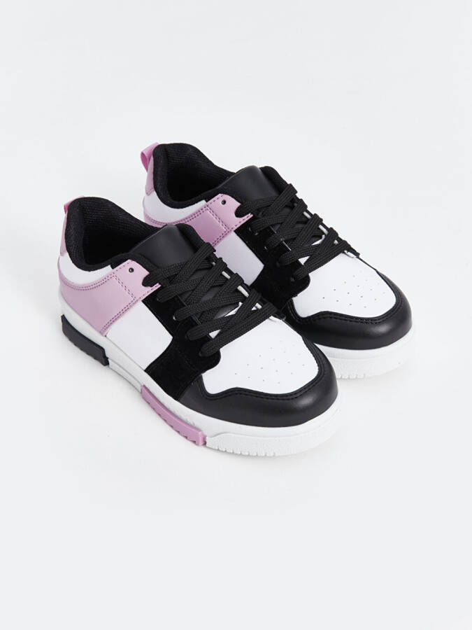 Lace-up Girls' Sneakers - 6