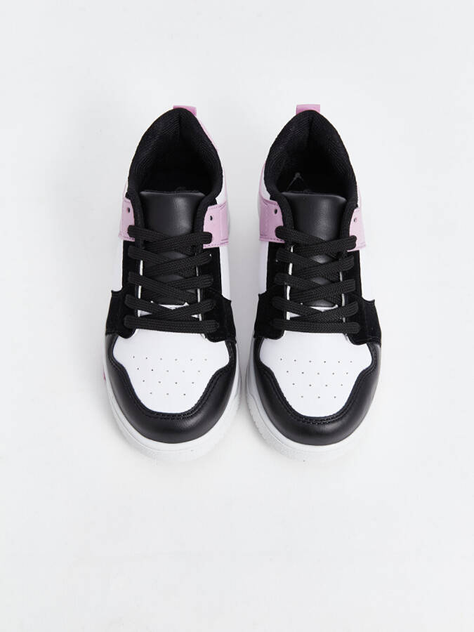 Lace-up Girls' Sneakers - 8