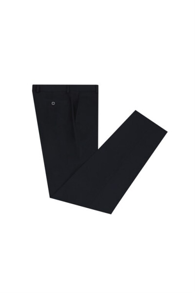 Lacivert Slim Fit Kumaş Pantolon - 5