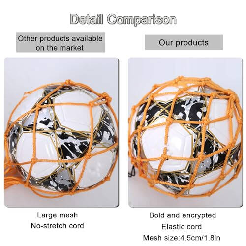 LAKE OF FIRE 2PCS Soccer Ball Kick Trainer for Kids Teenagers Adults, Football Kick Throw Solo Practice Training Aid Control Equipment Fits Ball Size 3, 4, 5 - 3