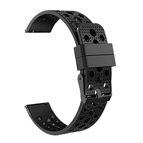 Lamshaw Compatible with Wahoo ELEMNT Rival Smartwatch Band, Silicone Replacement Wristbands Sport Strap with Metal Buckle Compatible with Wahoo ELEMNT Rival Smartwatch - 12