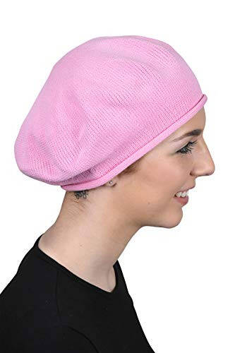 Landana Headscarves Ayollar uchun 100% Paxtadan tayyorlangan Beret - 3