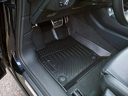 Landrol Floor Mats Replacement for Car Audi Q5/SQ5 2018-2023 Models All Weather Black Custom Fit Heavy Duty Liners Coverage Odorless - 6