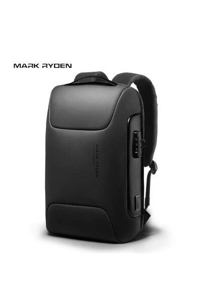 Laptop Black Backpack with Lock, USB Charging Kit, Odyssey Bag - Mr9116_00 - 22