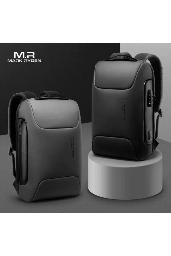 Laptop Black Backpack with Lock, USB Charging Kit, Odyssey Bag - Mr9116_00 - 23