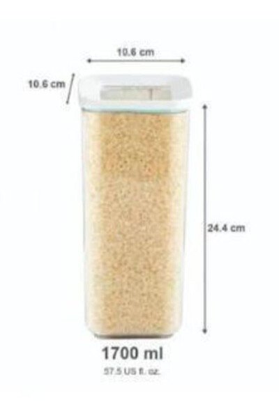 Large Storage Container 1700 ml 6 Pieces - 8