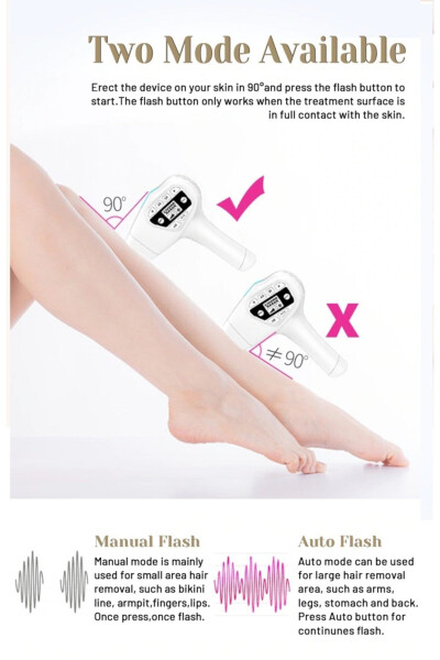 Laser Epilator Hair Removal Laser Machine Arm Leg Bikini Area Painless Laser Epilation - 4