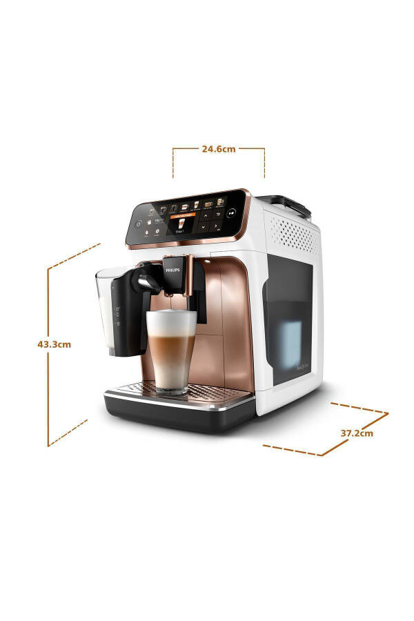 LatteGo Fully Automatic Espresso Machine, 12 Drinks at the Touch of a Button, EP5443/70 - 11