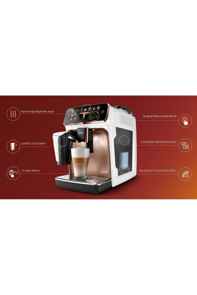 LatteGo Fully Automatic Espresso Machine, 12 Drinks at the Touch of a Button, EP5443/70 - 4