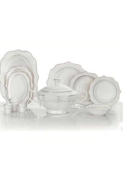 Laura Dinner Set 60 Pieces - Platinum - 4