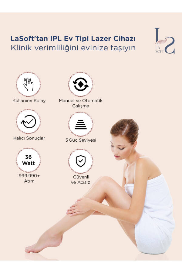 Lazer Epilasyon Cihazı Evde Acısız Ipl Lazer Epilatör Yüz Tüm Vücut Ve Genital Bölge Lazer Aleti - 13