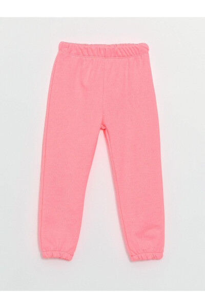 LCW Baby Elastic Waist Basic Girl Sweatpants - 3