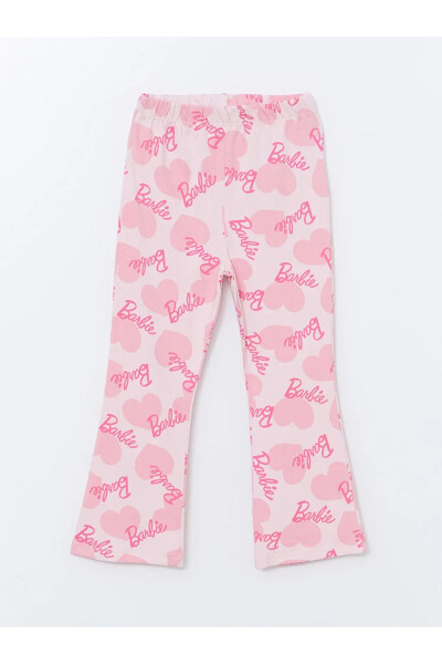 LCW baby Pink Printed Elastic Waist Printed Baby Girl Leggings 3 Pack - 9