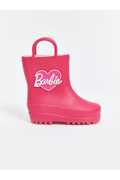 Lcw Barbie printed baby girl rain boots. - 2