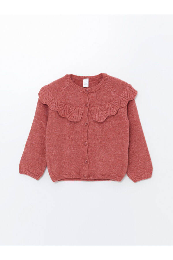 Lcw Bike Collar Basic Baby Girl Cardigan - 1