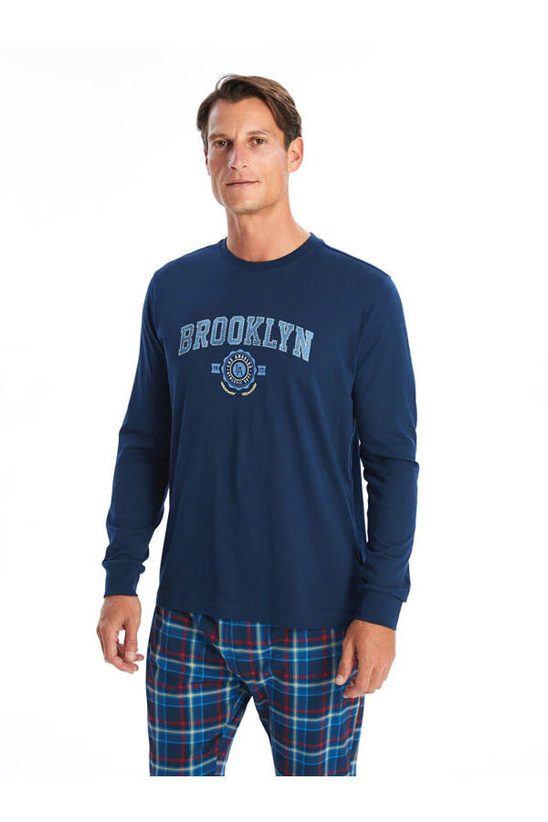 LCW DREAM Standard Fit Plaid Men's Pajama Set - 14