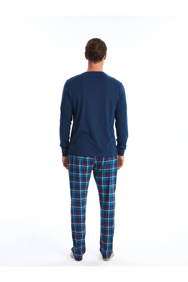 LCW DREAM Standard Fit Plaid Men's Pajama Set - 15