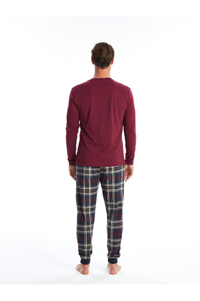 LCW DREAM Standard Fit Plaid Men's Pajama Set - 18