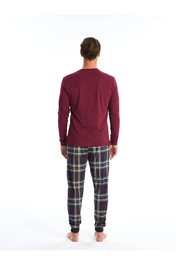 LCW DREAM Standard Fit Plaid Men's Pajama Set - 10