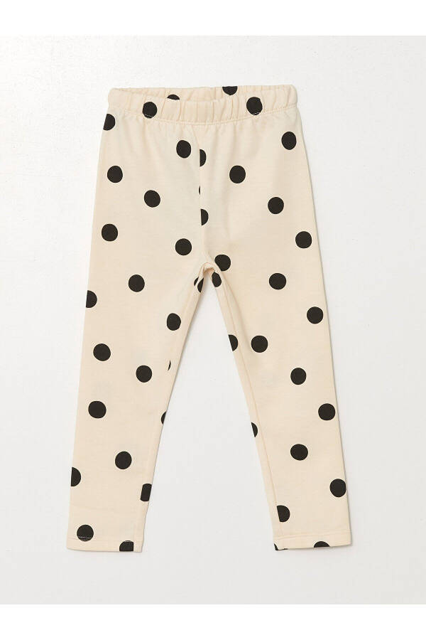 LCW Elastic Waist Polka Dot Baby Girl Leggings 2 Pack - 5