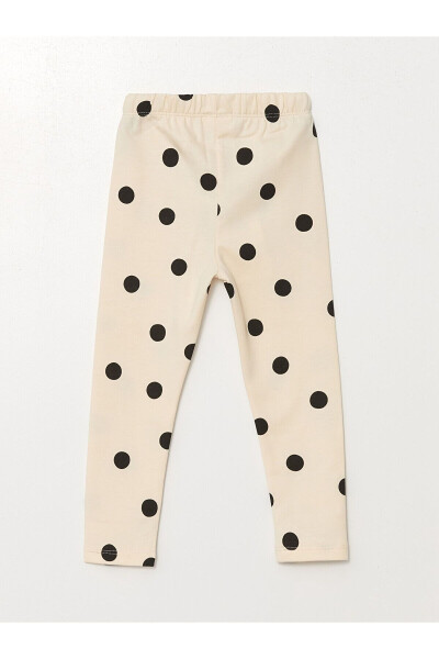 LCW Elastic Waist Polka Dot Baby Girl Leggings 2 Pack - 3