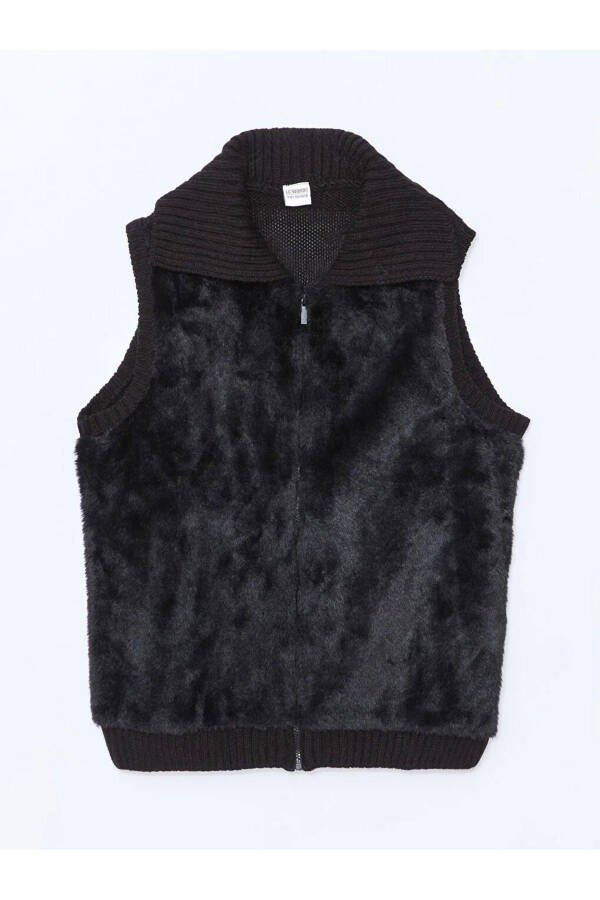 LCW Kids Black Girl Knit Vest - 1