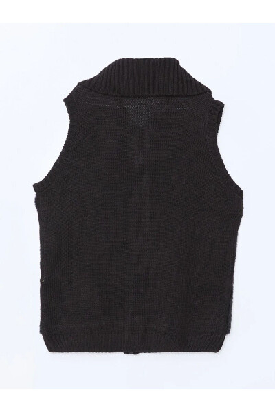 LCW Kids Black Girl Knit Vest - 3