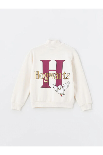 LCW Kids Ecru Harry Potter Printed Girls Sweatshirt - 3