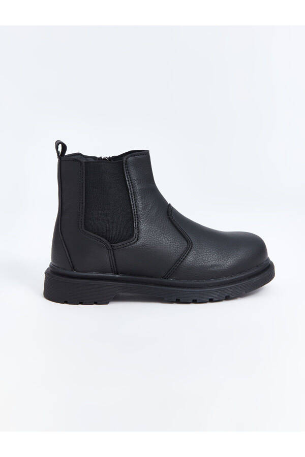 Lcw Leather-Look Zippered Boys' Boots - 2