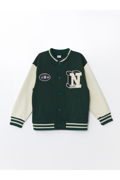 Lcw Printed Boys College Jacket - 1