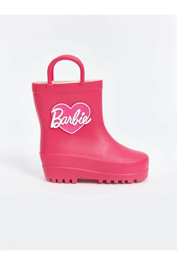 LCW STEPS Fuchsia Barbie Printed Baby Girl Rain Boots - 2