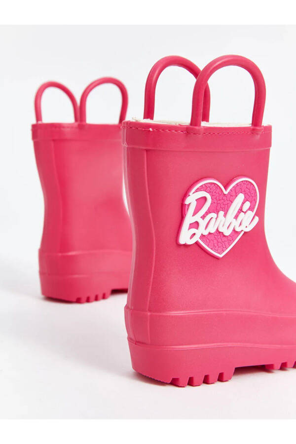 LCW STEPS Fuchsia Barbie Printed Baby Girl Rain Boots - 3