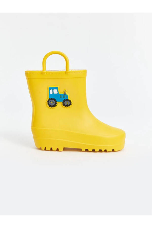 LCW STEPS Medium Yellow Printed Baby Rain Boot - 2