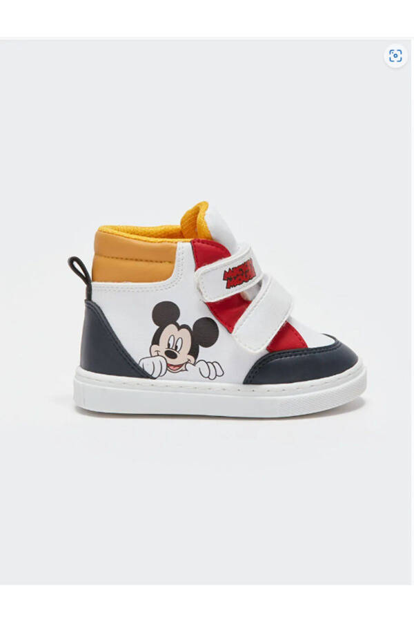 LCW STEPS Mickey Mouse Lisanslı Cırt Cırtlı Erkek Bebek Botu - 1