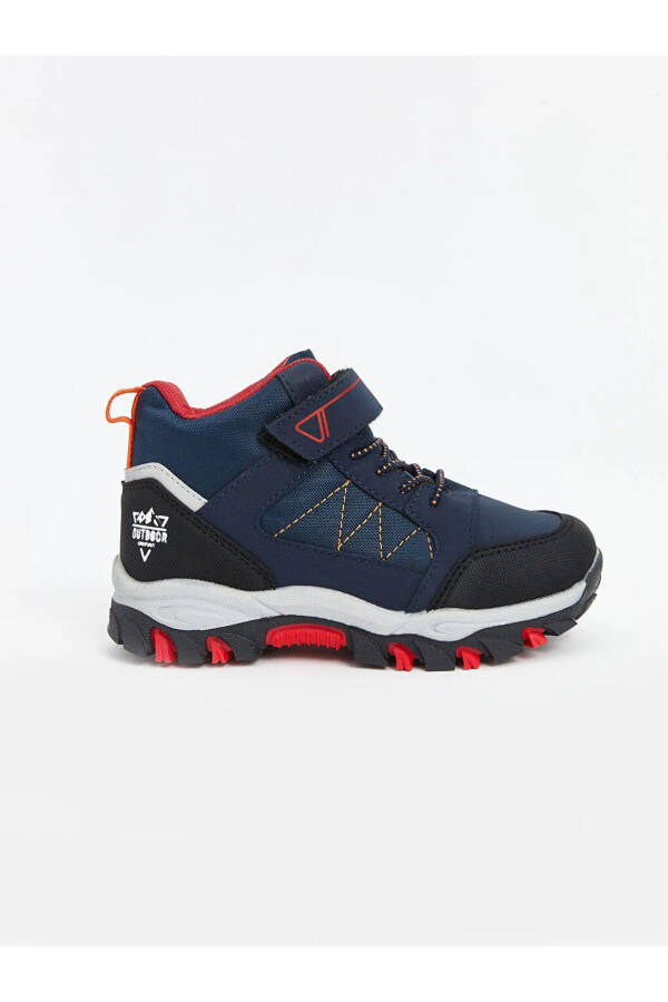 LCW STEPS Navy Blue Lace-Up and Velcro Boys Trekking Boots - 5